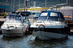 Boats for sale in marina